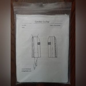 Uncut Cynthia Guffey Skirt Sewing Pattern Sizes Waist 31-41"